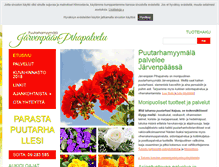 Tablet Screenshot of jarvenpaanpihapalvelu.fi